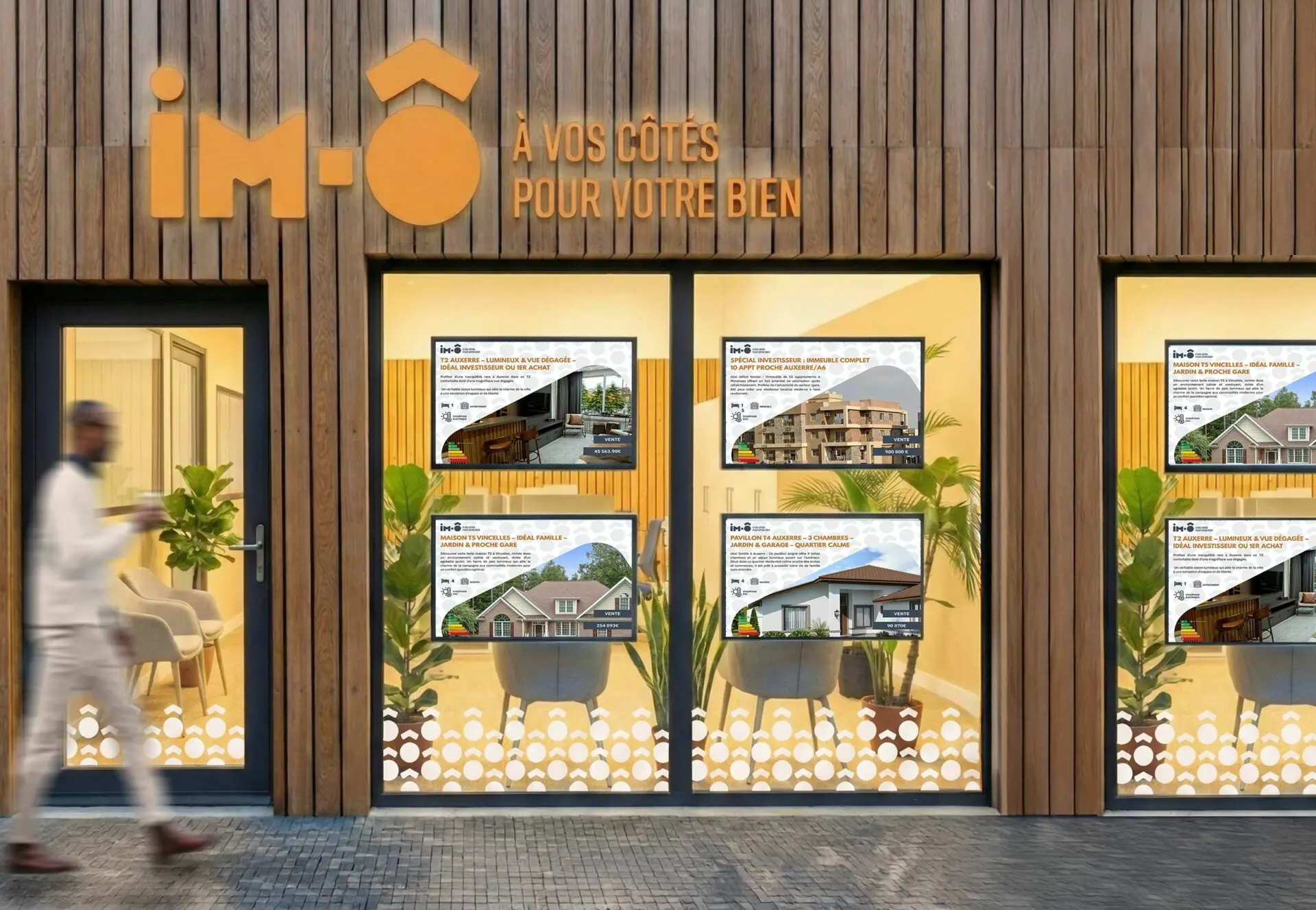 façade agence im-o Yonne